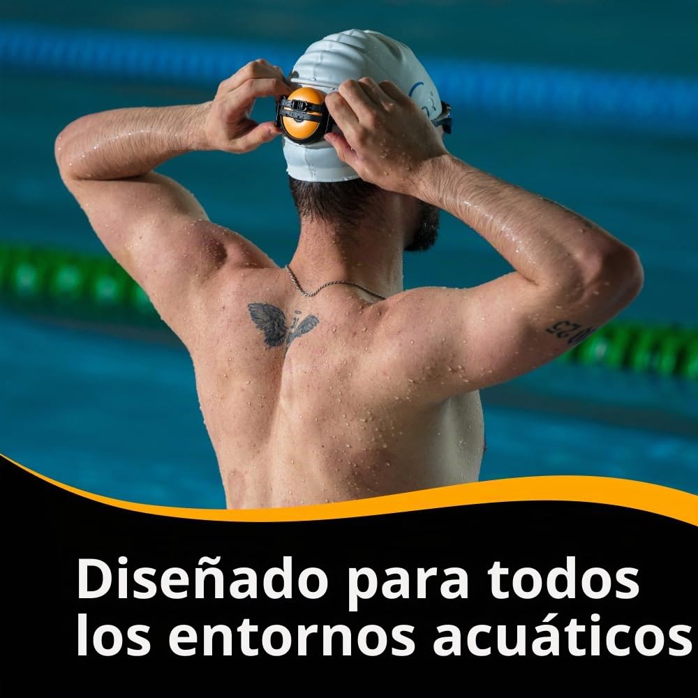 SONR Reproductor de música subacuático de oreja abierta para nadadores, auriculares de natación, reproductor MP3 de conducción ósea impermeable, auriculares de natación subacuática con Bluetooth