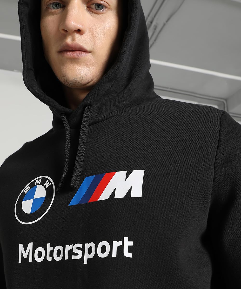PUMA Sudadera con Tejido Polar BMW M Motorsport Hombre S, Black