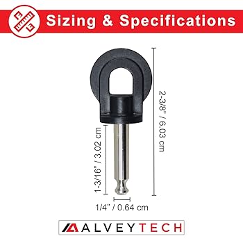 AlveyTech Key (Stereo Plug Style) with Flat Circle Head for