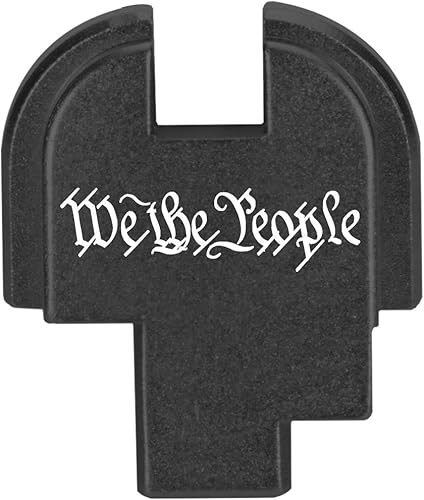 NDZ Performance Placa trasera deslizante para Springfield Hellcat & Hellcat Pro de 0.354 in de aluminio anodizado grabado con láser, fabricada en