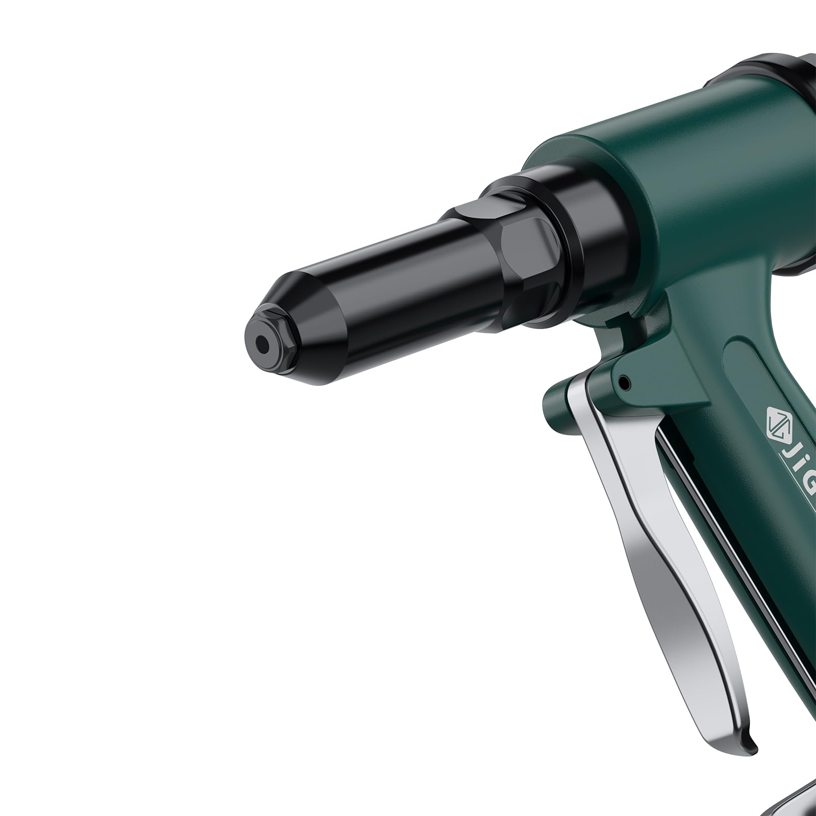 JiGiU Remachadora Neumática 1780KGF Pistola Remachadora Neumática | con 5 Boquillas 2.4mm, 3.2mm, 4.0mm , 4.8mm y 6.4mm para Automoción, Construcción, Industrias Manufactureras