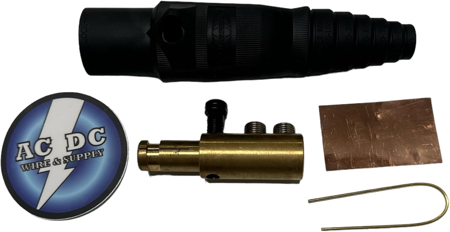 Hubbell 5 PC Male Set Series 16 400 amp Camlock Set.