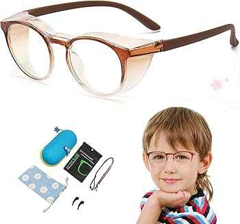 Amazon.co.jp: [GOKEI] 花粉防止メガネ 子供用 花粉症 メガネ 3