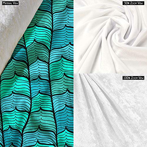 Image of ArtzFolio Blue Waves | Pouch Wrist Potli Bag | Bag for Weddings & Casual Parties