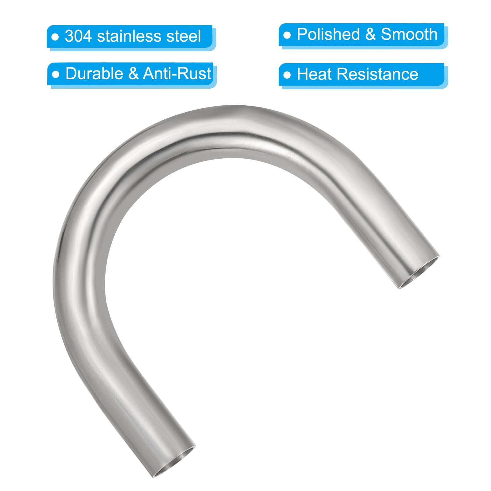 PATIKIL 180 Degree Sanitary Extended Pipe - Image 3