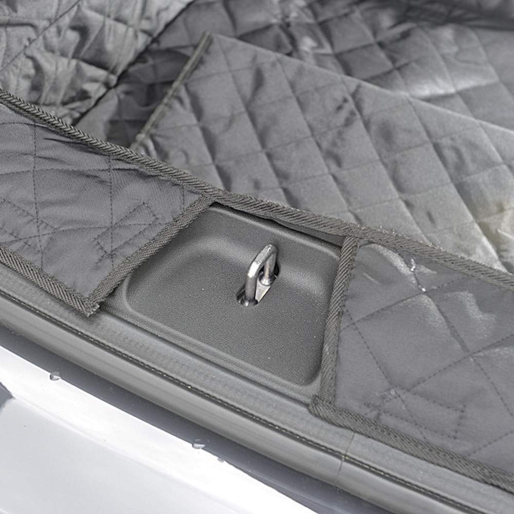 UK Custom Covers QBL278B - Tappetino trapuntato su misura, colore: Nero