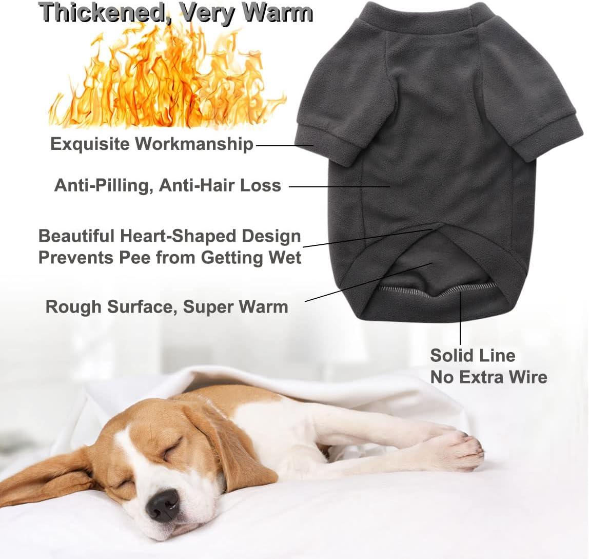 HuaLiSiJi Dog Jumper Dog Hoodie Puppy Fleece Jumper Chihuahua Clothes - Image 5