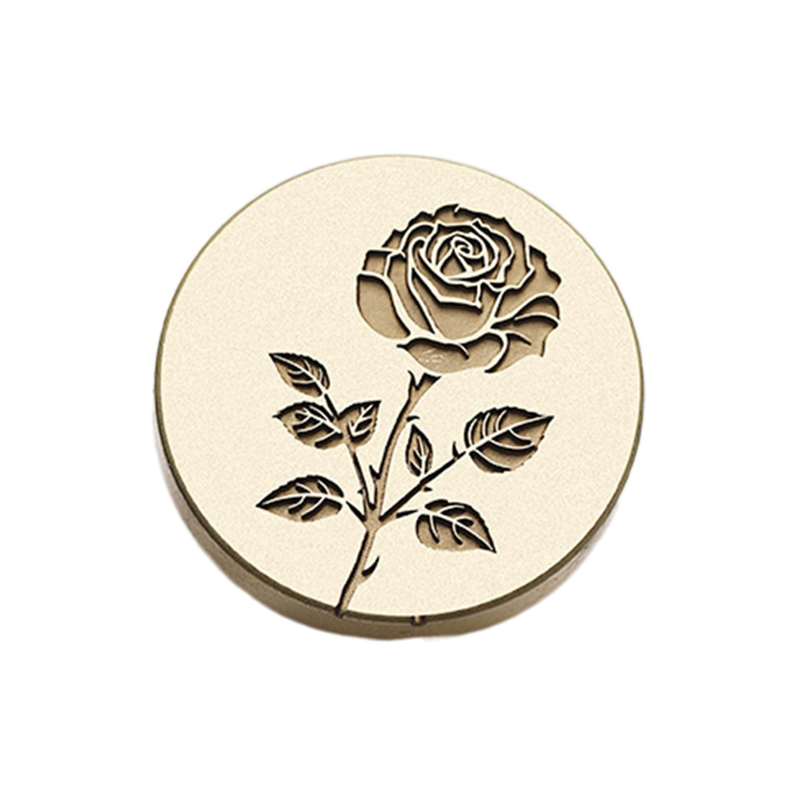 YROHGKPN Embossed Sealing Stamp, Scrapbooking Stamp Head for Wedding Invitations, Wine Bottle, Gift Package Embellishments Decoration