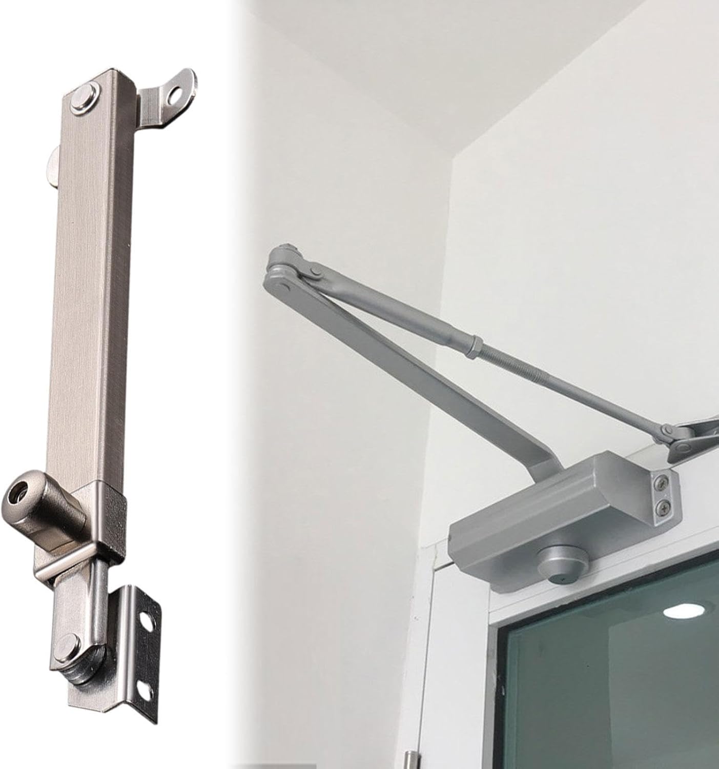 Casement Window Stay Adjuster Stopper Sturdy Multipurpose Window Support Bar Style A|Stainless Steel Casement Window Stay Lock | Adjustable Window Latch with 6-Position Knob