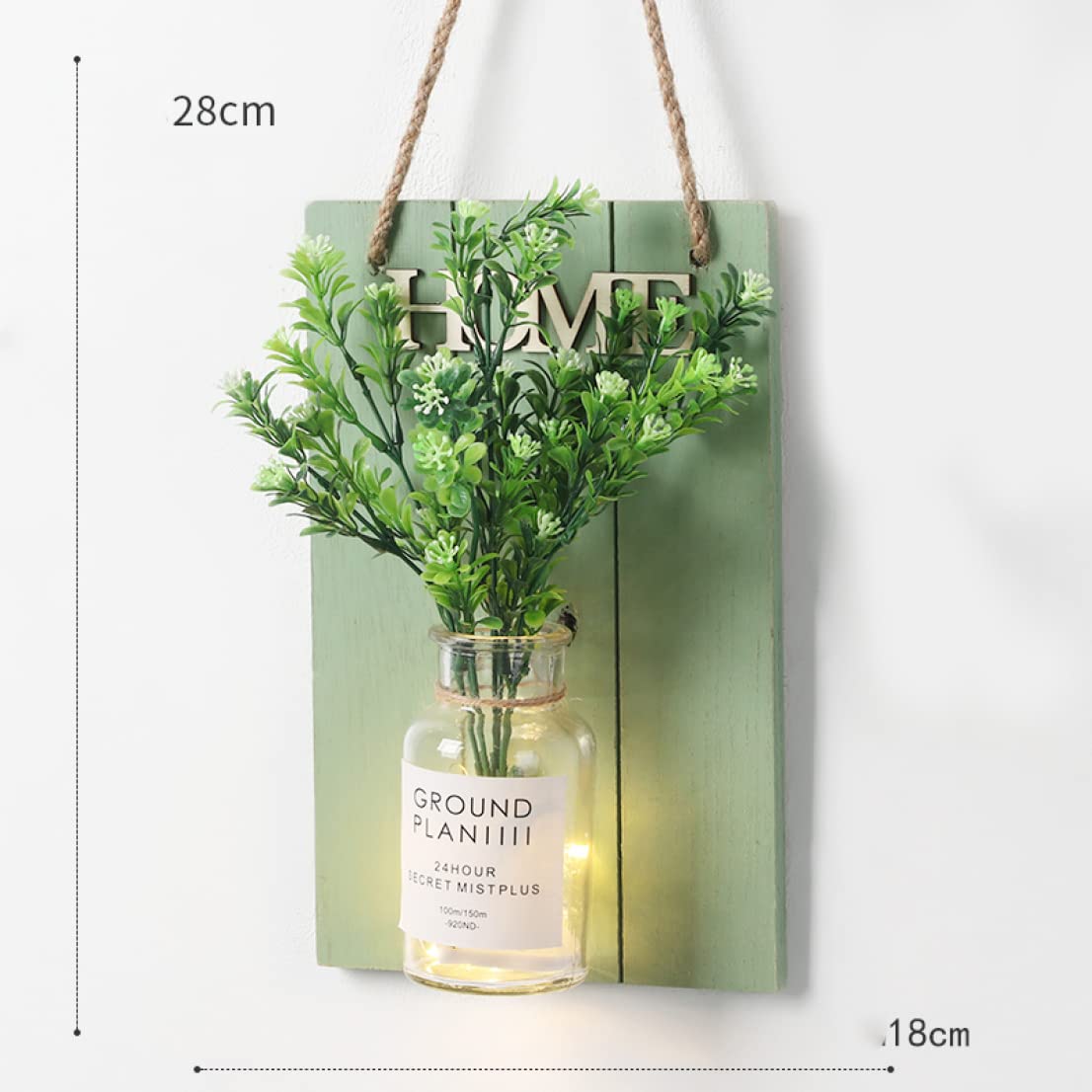Amazon｜HGJH 造花 壁掛け 人工観葉植物 インテリア フェイクグリーン 
