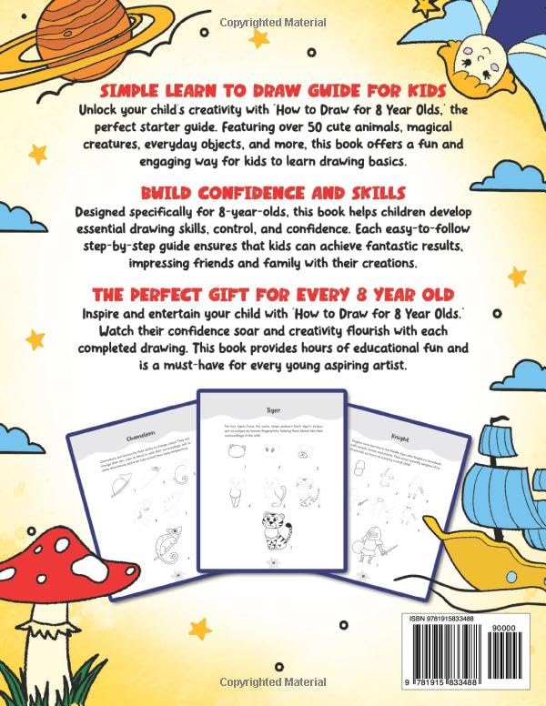 How to Draw for 8 Year Olds: Learn to Draw Cute Animals, Food, Gifts and Other Cool Things | Book for Kids Age 8 (How to Draw Everything for Kids) - Image 2