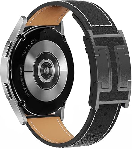 Leather Magnetic Strap Compatible with Galaxy Samsung Watch 7 6 5 4 FE 40mm 44mm