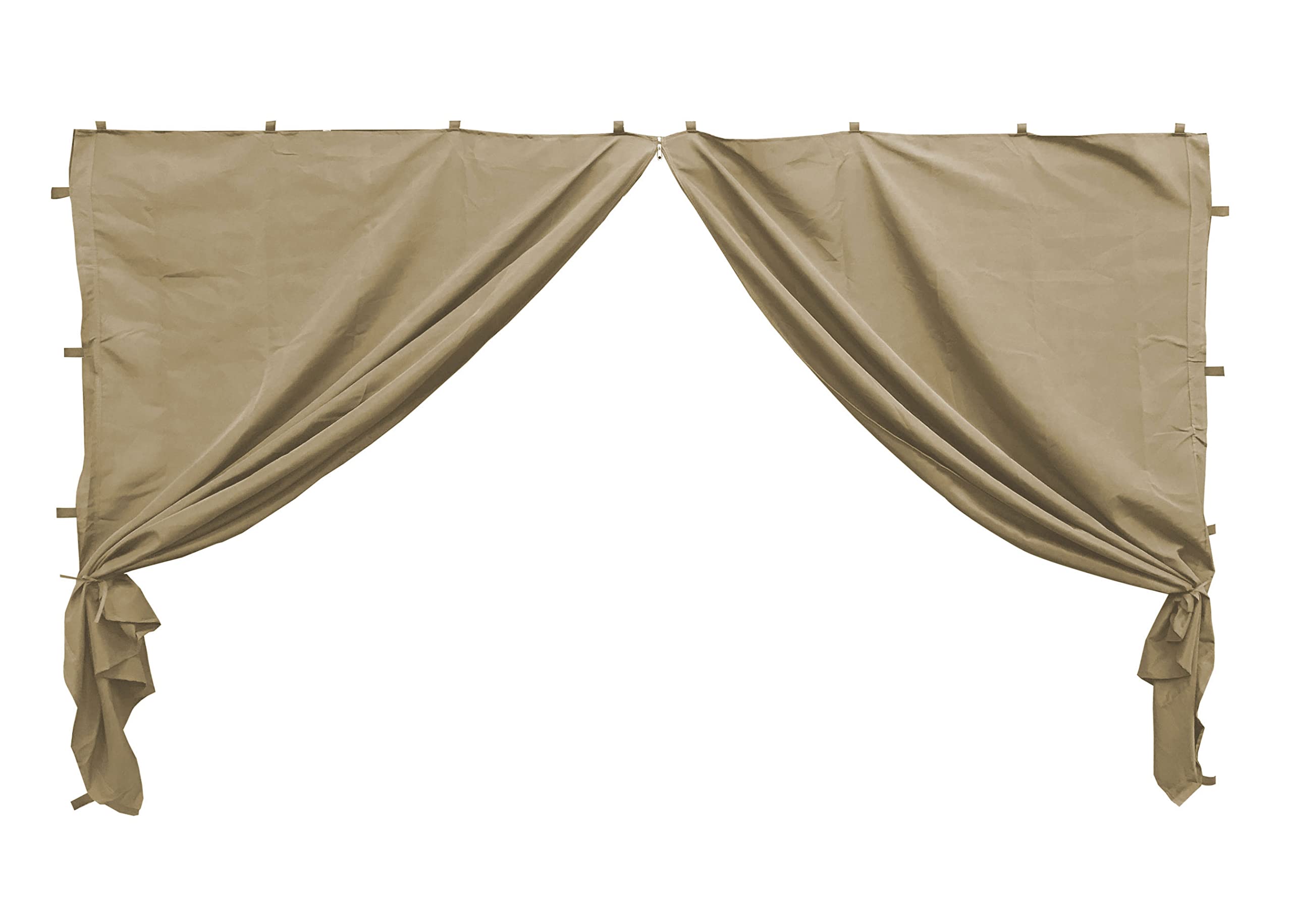 QUICK STAR 2 Pannelli Laterali con Zip 300x195cm per padiglioni 3x3m Parete Laterale Beige RAL 1001