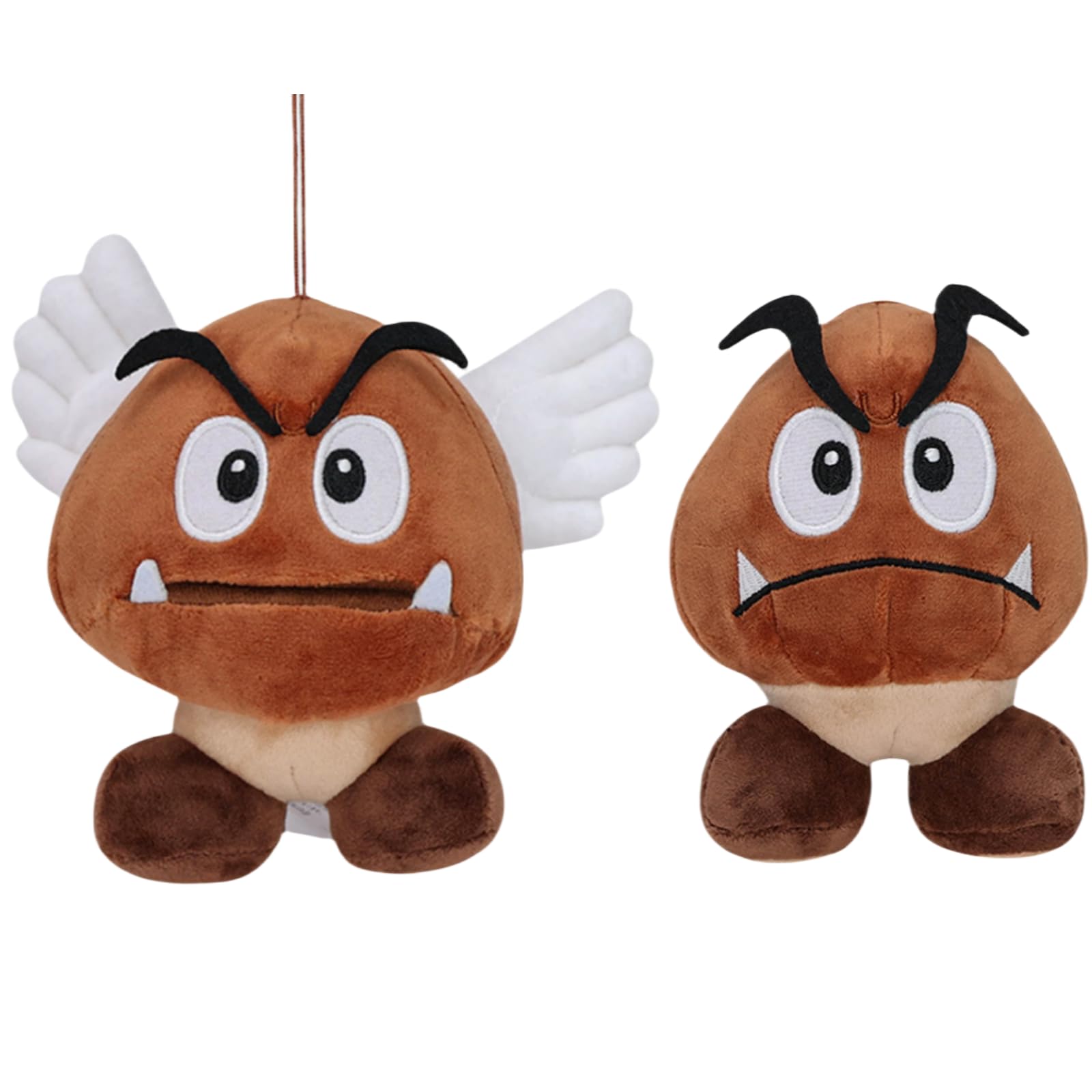 New Goom-Bas Plush Toy, Classic Game Monster Goom-Bas Cartoon Surrounding Plush Doll, Soft Plush Pillow Home Decorations, Great Gift for Children and Game Fans (2PCS)