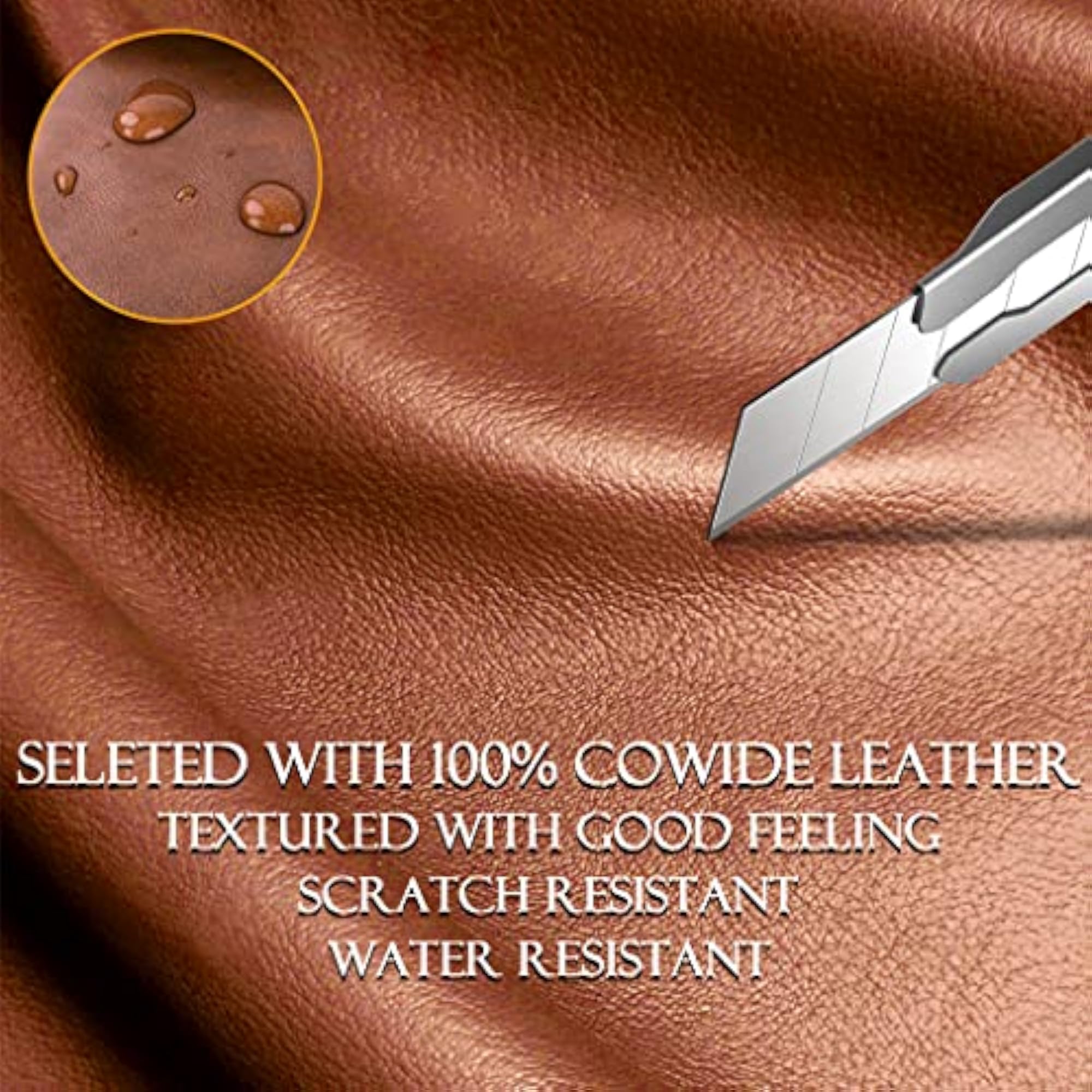 Men's Genuine Leather Small Crossbody Shoulder Bag