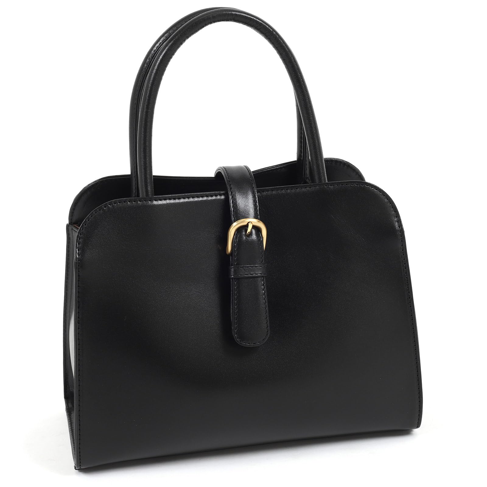 Amazon | [キタムラ] バックルベルト クラシカルハンドバッグ Y-1458
