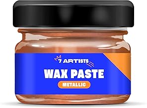 Copper Gilding Wax Metallic for Crafting 20 ml - Antiquing Guilding Copper Wax Paste for Furniture, Wood, Canvas