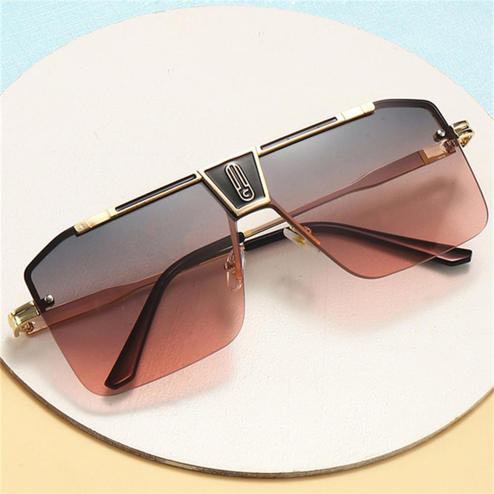 klassische Sonnenbrillen, Sonnenbrille Mit Großer Größe for Männer