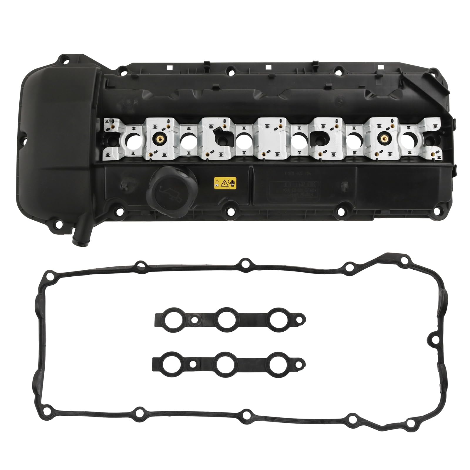 Photo 1 of Engine Valve Cover with Gasket + Mount + Washers 11121432928 Replacement for BMW 325Ci 330i Z3 323i 325i 328i 525i 528i 530i X5 M52/M54 2.5L 2.8L 3.0L 11121437395, 11-12-1-437-395, 11-12-1-432-928