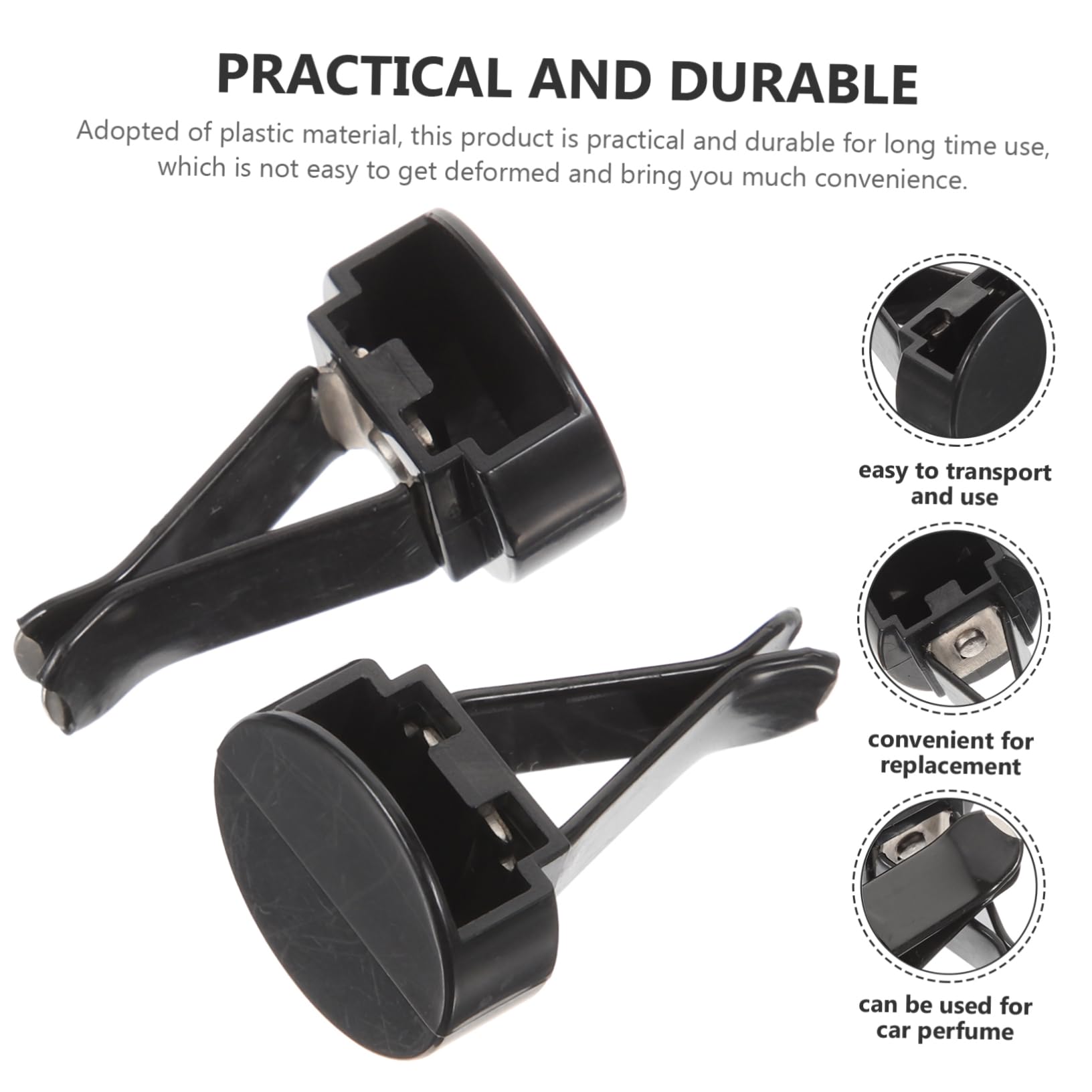 Ciieeo Diffusore Aroma Auto Clip in Metallo per Bocchetta Ventilazione Profumatore Auto per Vacanze Estive Confezione da 100 Pezzi