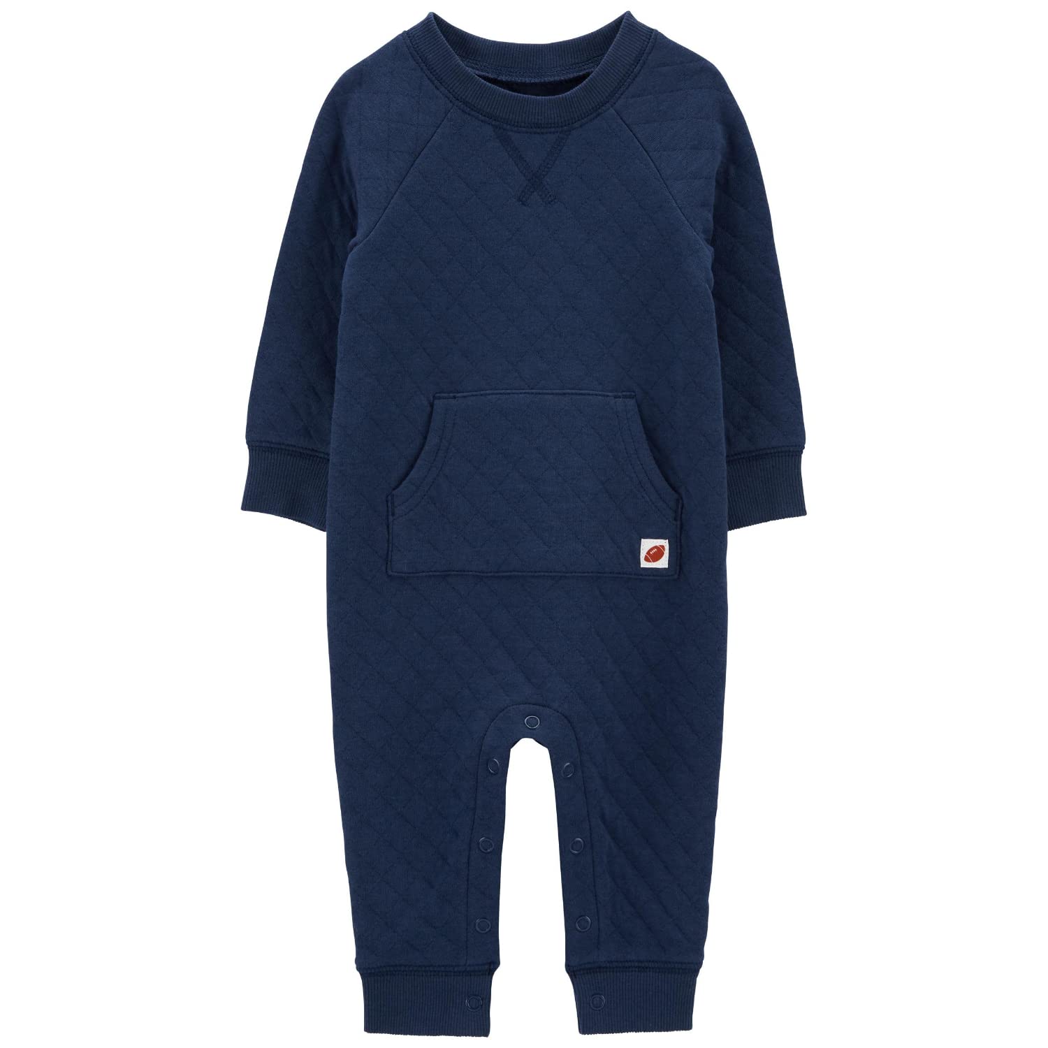 Combinaison à capuche Carter's bleu marine en maille doubleknit pour bébé garçon 6 mois - 3