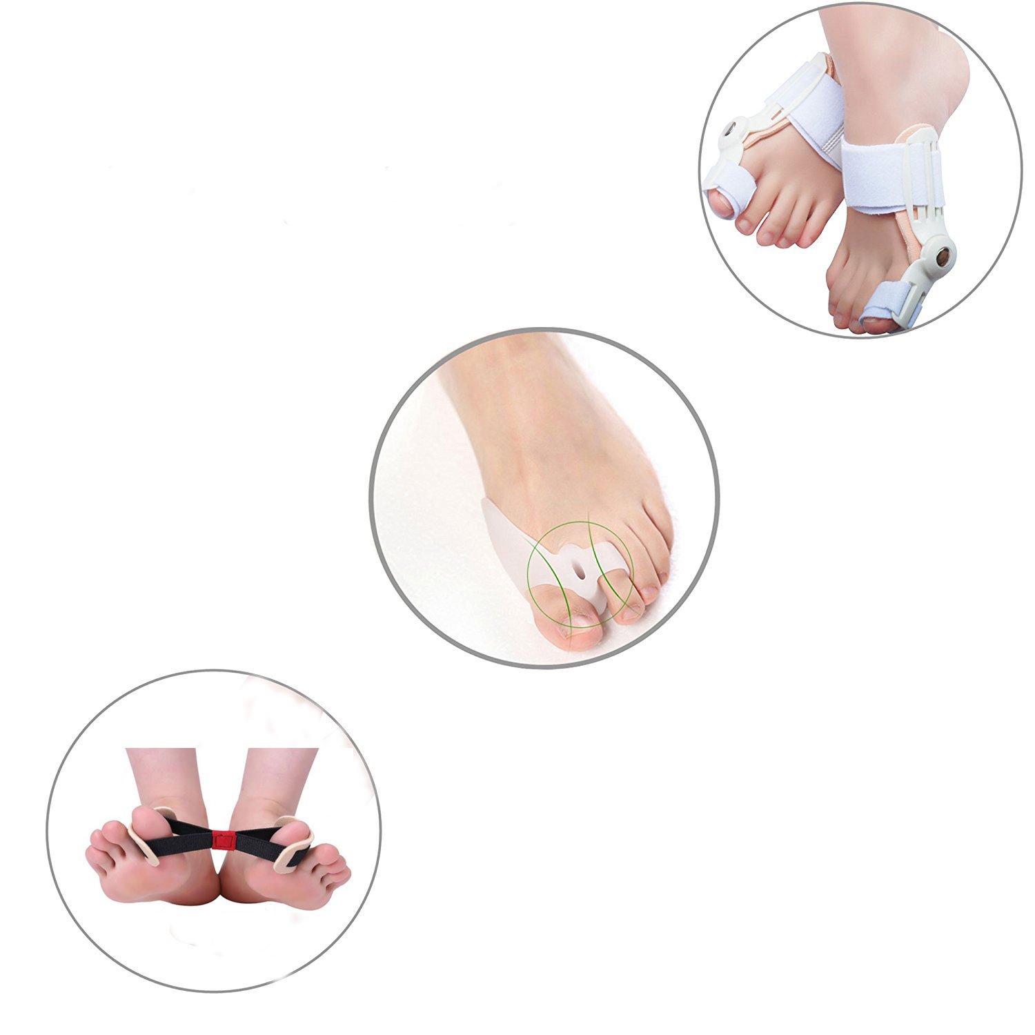 Buy Pedimend Bunion Corrector Kit Big Toe Bunion Separator Spacer Pad Day & Night Bunion