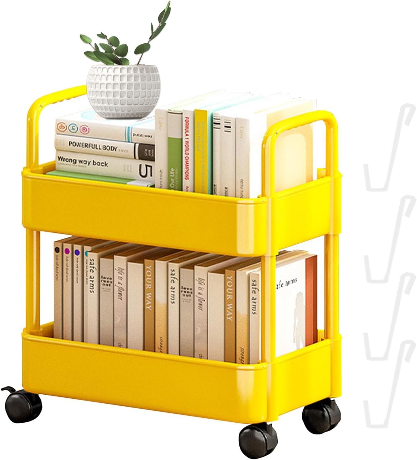 Buogint Storage Trolley Cart Storage Cart On Wheels Storage