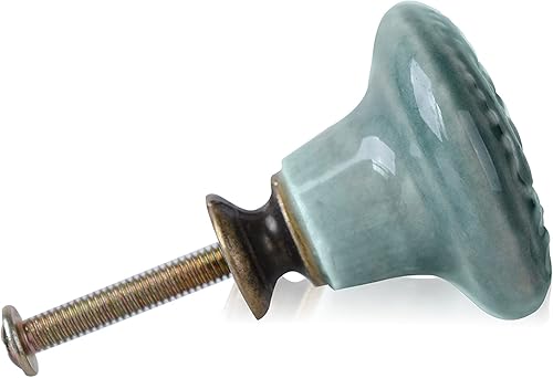 Miniatura 4 de Wolfteeth Manijas de gabinete de decoración de otoño, pomos de gabinete de 1.3 pulgadas, tiradores de cajón, pomos de cajón, pomos de tocador, pomos