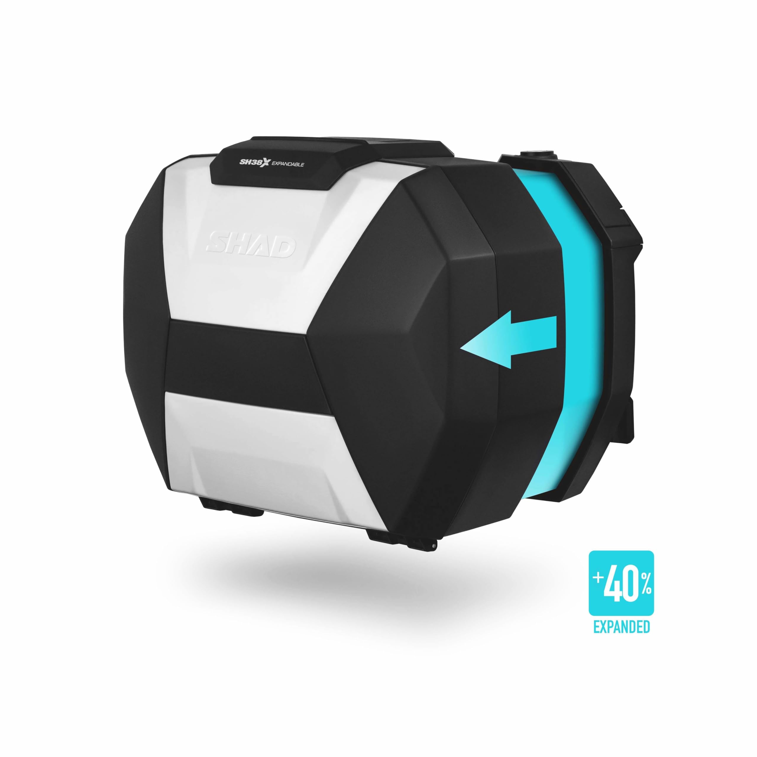 Generico Side Cases Coppia Borse Laterali Valigie Shad SH38X espandibile cover alluminio SH 38 X con supporti specifici compatibili con BMW 3p system W0RG14IF