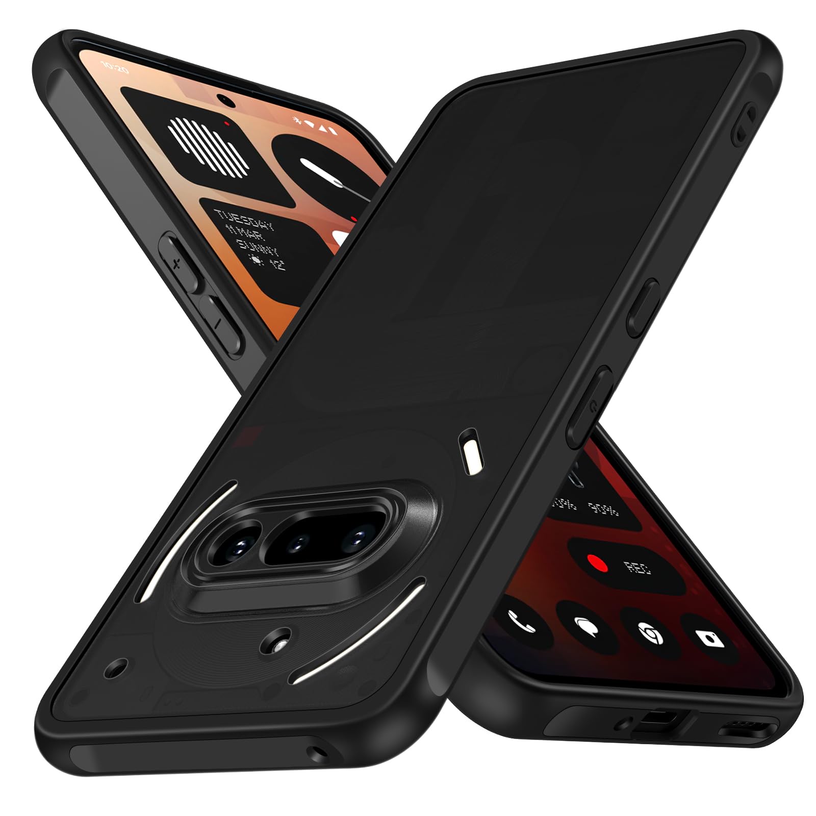 iVoler 3 in 1 Cover per Nothing Phone 3a con 2 Pezzi Pellicola