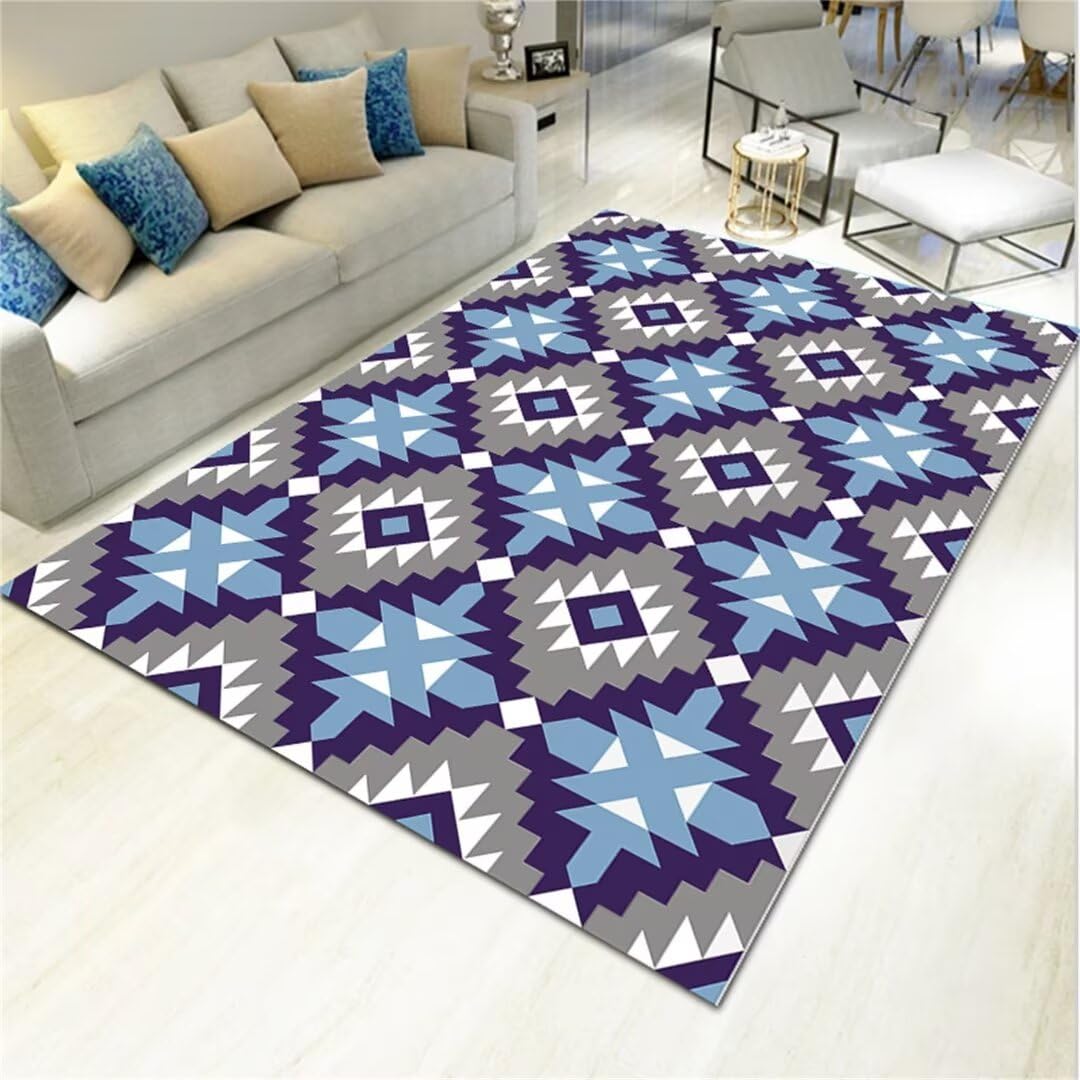 Kinderteppich Läufer Schlafzimmer Eine Vielzahl von grafischen klassischen Design Wohnzimmer Teppich Wohnaccessoires leicht zu pflegen Bettumrandung 160X200CM
