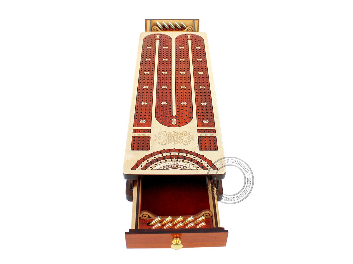 Amazon.co.jp: House of Cribbage - Continuous Cribbage Board Maple