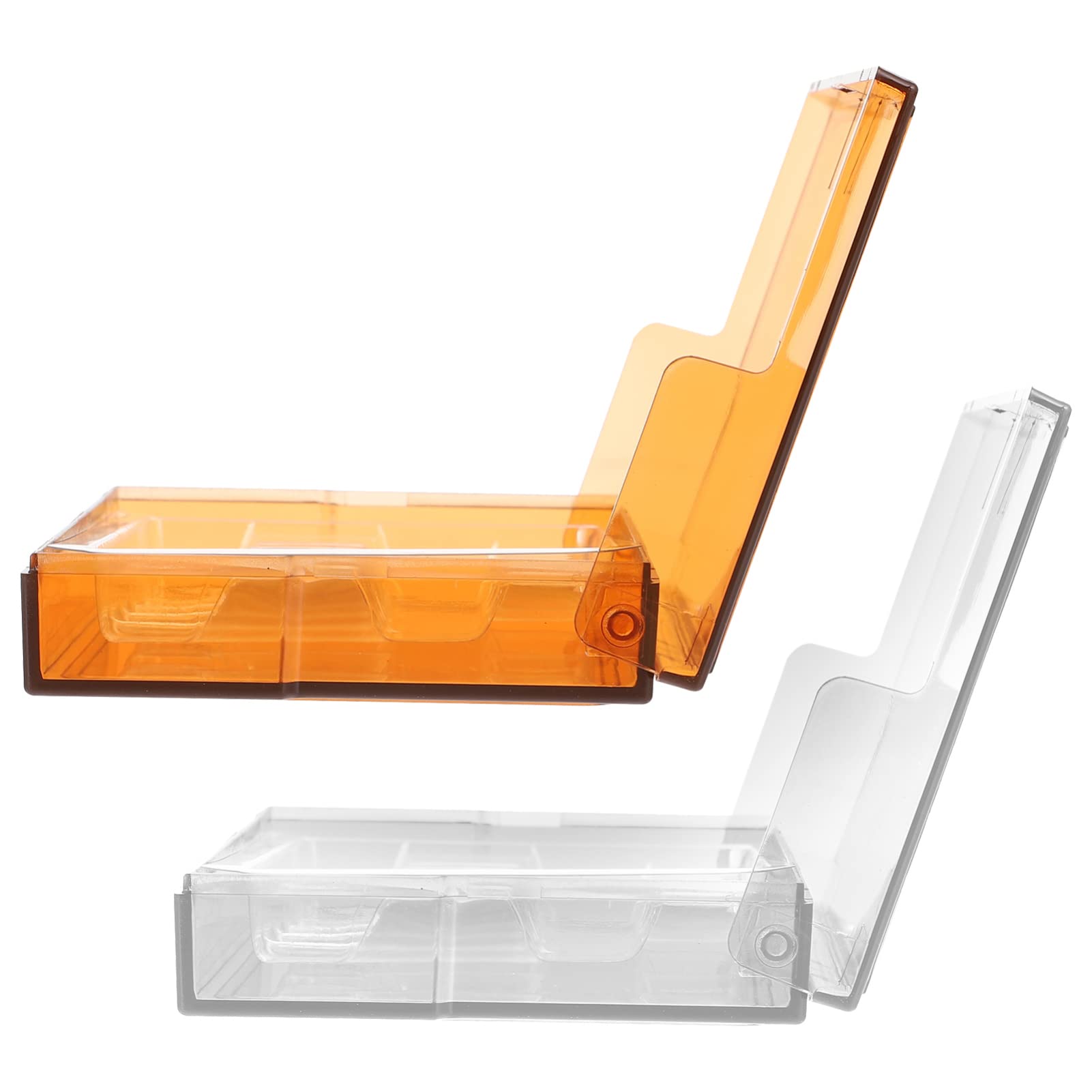 NOLITOY 2pcs Box Injection Case Clinic Case Holder Light-Proof Injection Infusion Holder Injection Carrying Instrument Plastic Ambulance