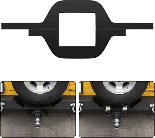 Miniatura 1 de Nilight 90046B - Soporte de enganche de remolque de 2.5 a 3 pulgadas, kit de montaje universal de marcha atrás LED para camión, SUV, remolque, RV, 2