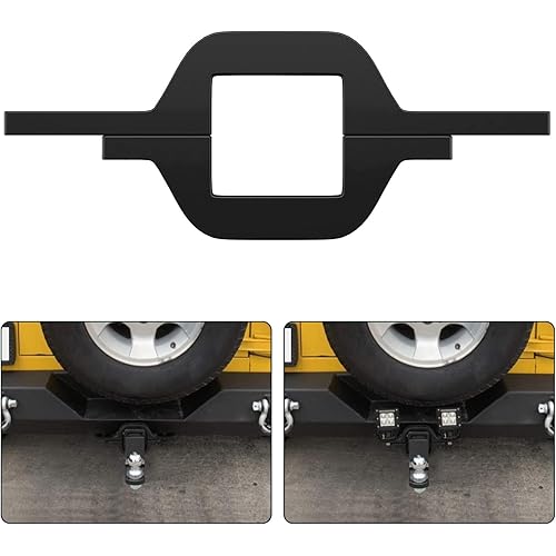 Nilight Tow Hitch Bracket 2" Universal Mounting Kit Reverse Road LED Work Light for Truck SUV Trailer RV