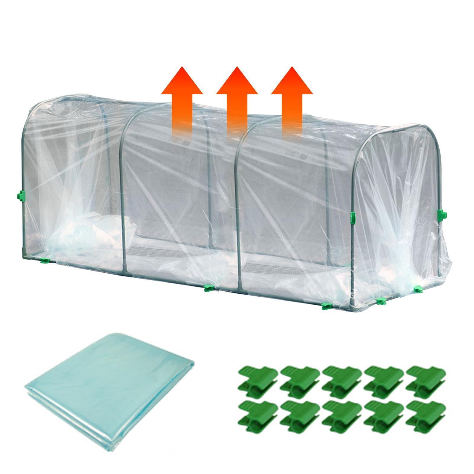 Mini Serra per Piante Casa da giardinaggio portatile per piante da | Camera calda impermeabile per piante da giardinaggio per tende da neve per freddo