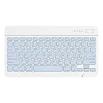 HZD Tastiera Wireless Bluetooth, Ricaricabile Tastiera Senza Fili Universale Ultra Sottile per Tablet, per Tablet Samsung, IOS, Android, Windows, Telefoni,Layout Italiano QWERTY