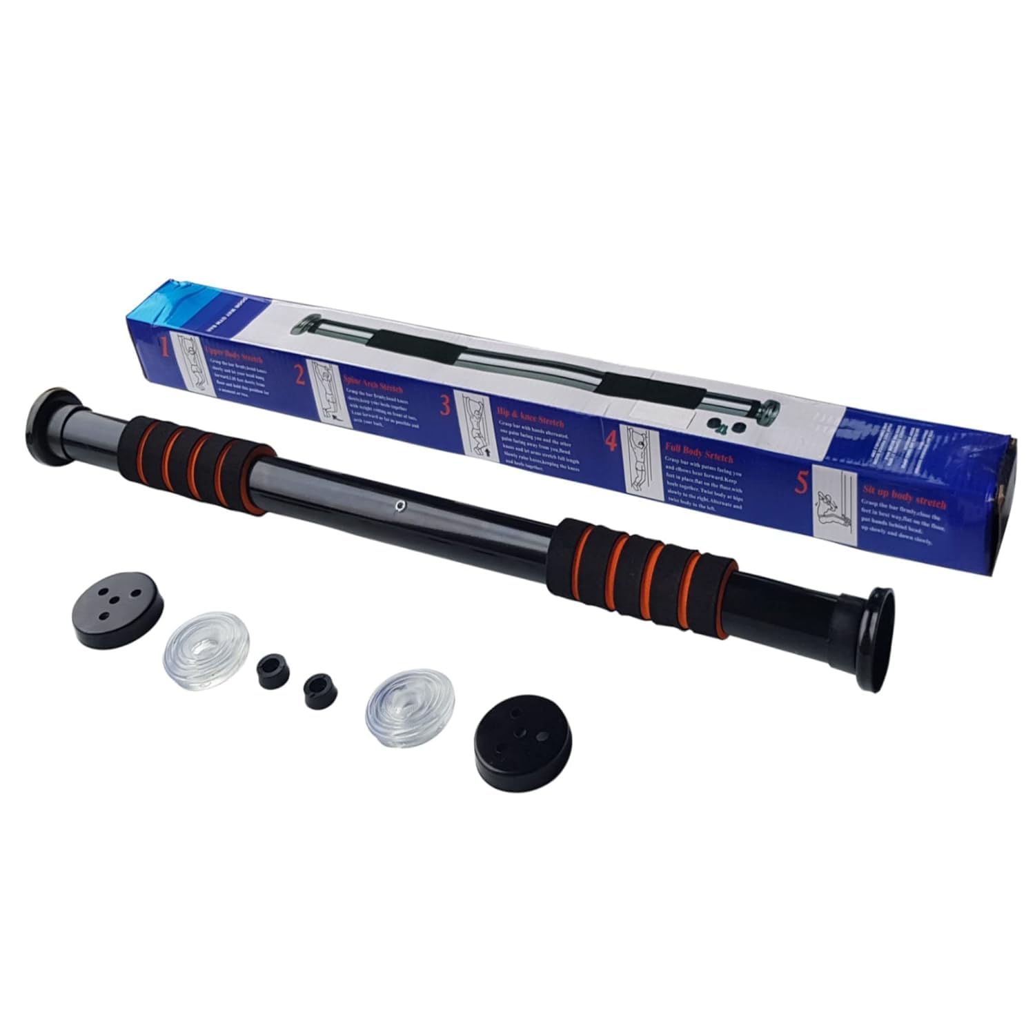 FITNACE PULL UP BAR/CHIN UP BAR/Doorway Pull Up Bar/Wall Mounted Pullup Bar/Non Slip Pull Up Rod & Chin Up Bar/Pull up bar for Home Capacity 200kg (DOORWAY BAR) (B0D3YKG5CV) Amazon Price History, Amazon Price Tracker