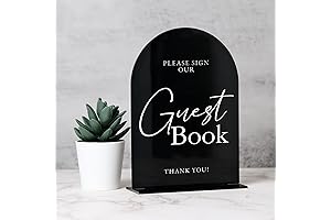 Modern Guest Book Sign for Weddings and Events