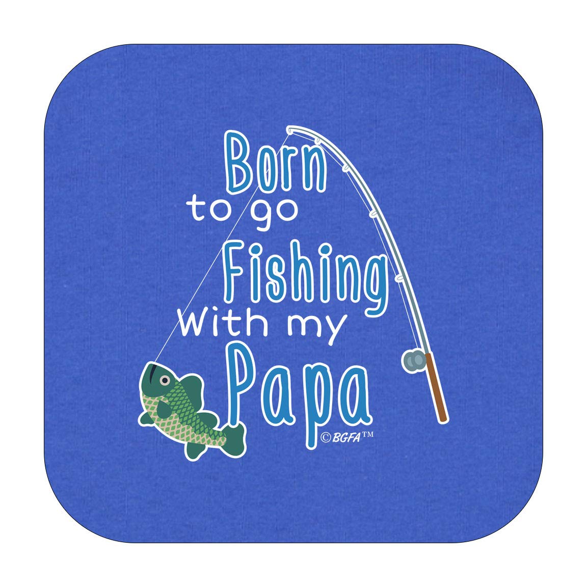 Baby Fishing Bodysuit Papa Baby Gifts Born to Go Fishing with My Papa Fishing Bodysuit 6 Months Royal