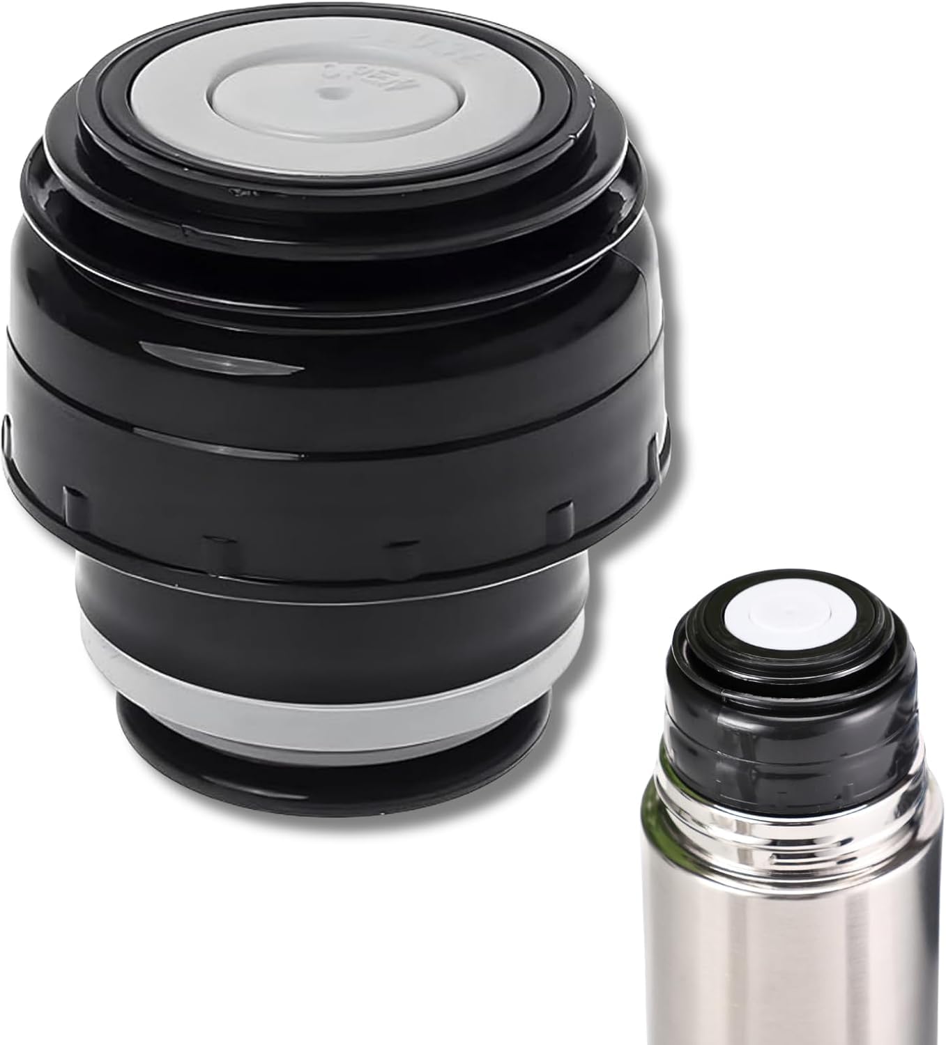 4.5cm Vacuum Flask Lid Cover, Portable Universal Travel Mug Insulated Beverage Containers Accessories