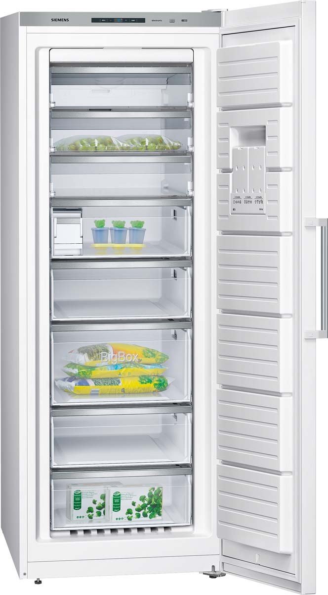 Siemens GS58NAW40 congélateur - congélateurs (Autonome, Droit, Droite, A+++, Blanc, 4*)