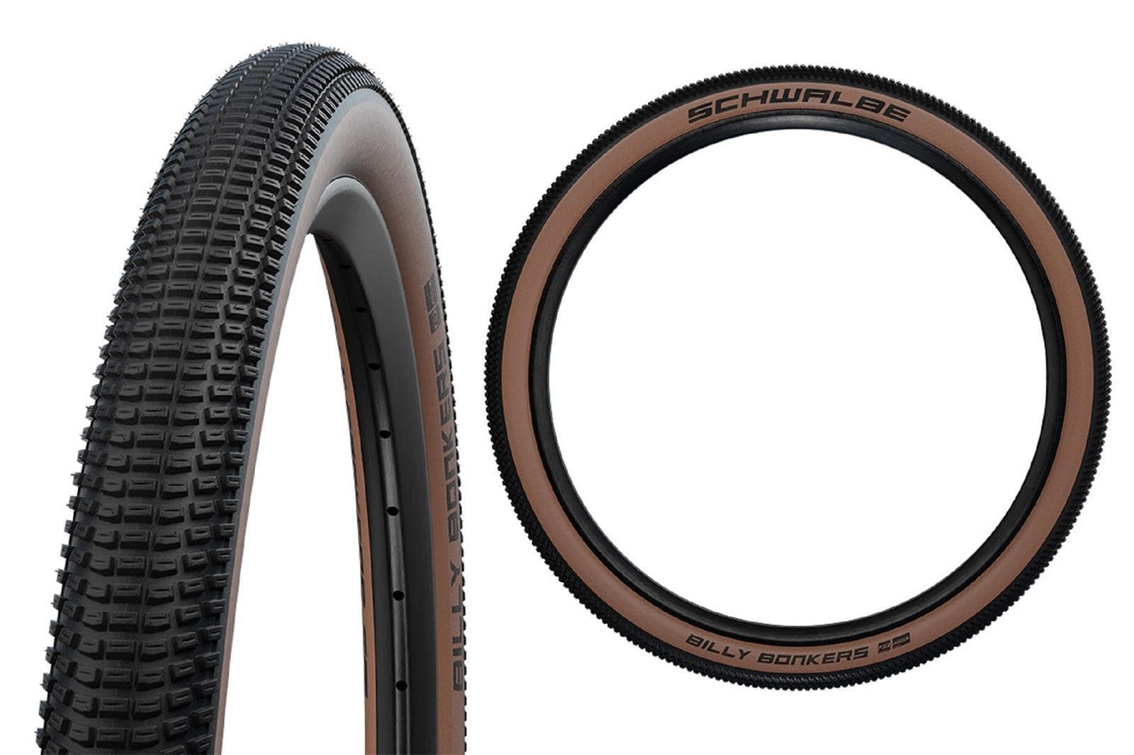 1 x Faltreifen Schwalbe Billy Bonkers Performance Bronze 50-406 (20 x 2.00) inkl. Reifenheber