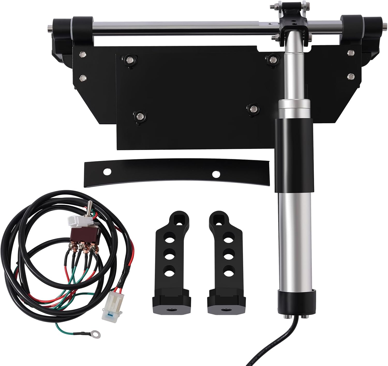 Electric Center Stand compatible with 2017-2025 Harley Touring Street Glide Road Glide Electra Glide Road King, Not for Cross-Under Exhaust