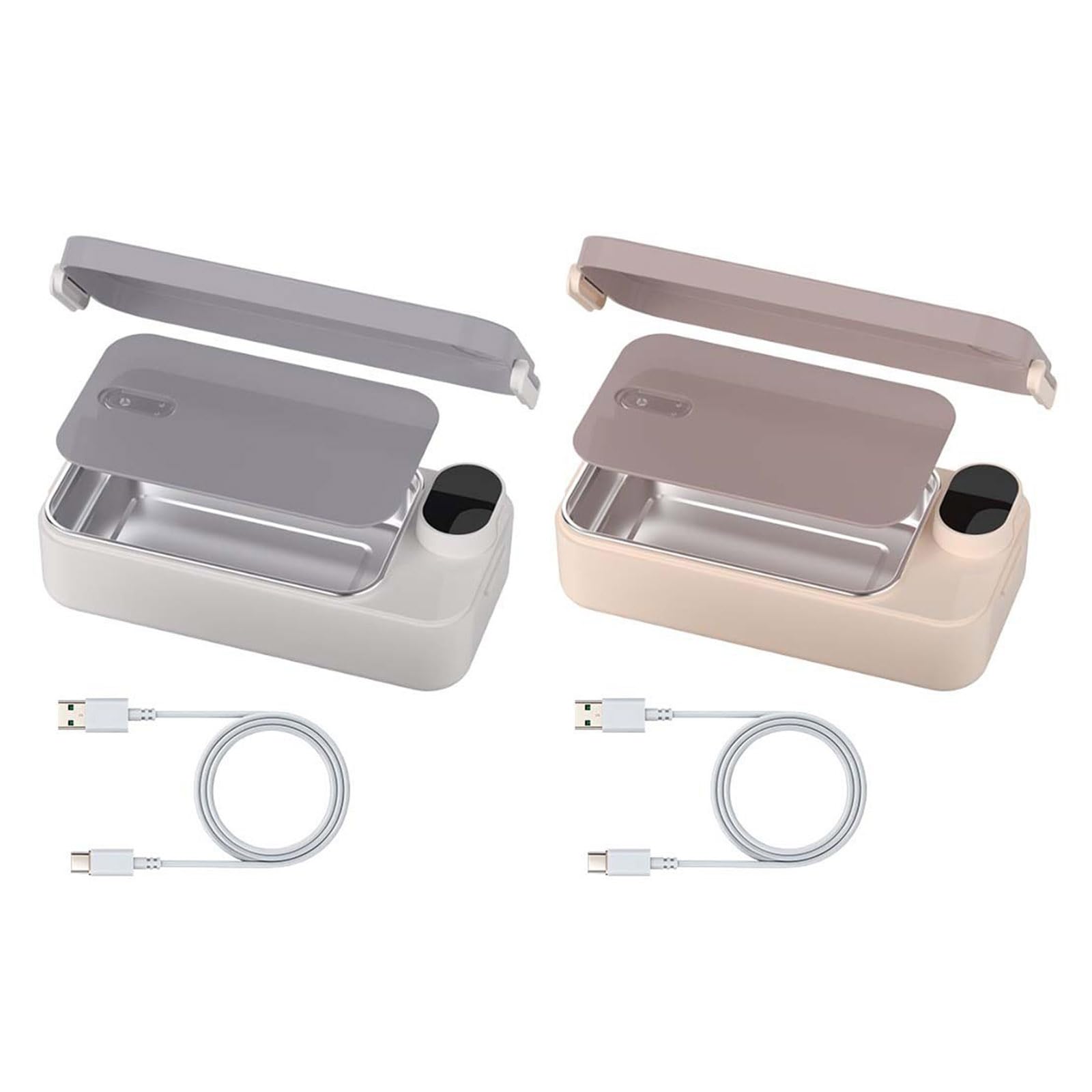 Contenitore per alimenti isolato con sistemi di riscaldamento elettrico, struttura in acciaio inox per una facile pulizia e durata, contenitore per il pranzo per studenti