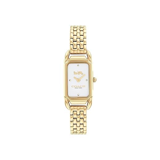 Coach Cadie Women's Watch | Timeless Art Deco Elegance | Stainless Steel | Designed for Every Occasion (Model 14504036)