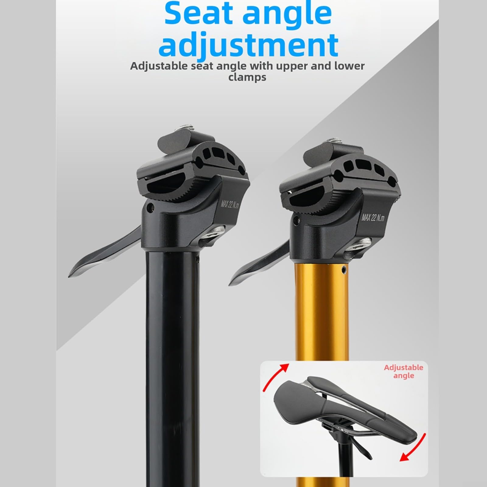 Lega di alluminio Mano Controllato Idraulico Contagocce Reggisella 309 316Mm Bike Ammortizzatore Con 100Mm 125Mm Viaggio Per Mountain Bike