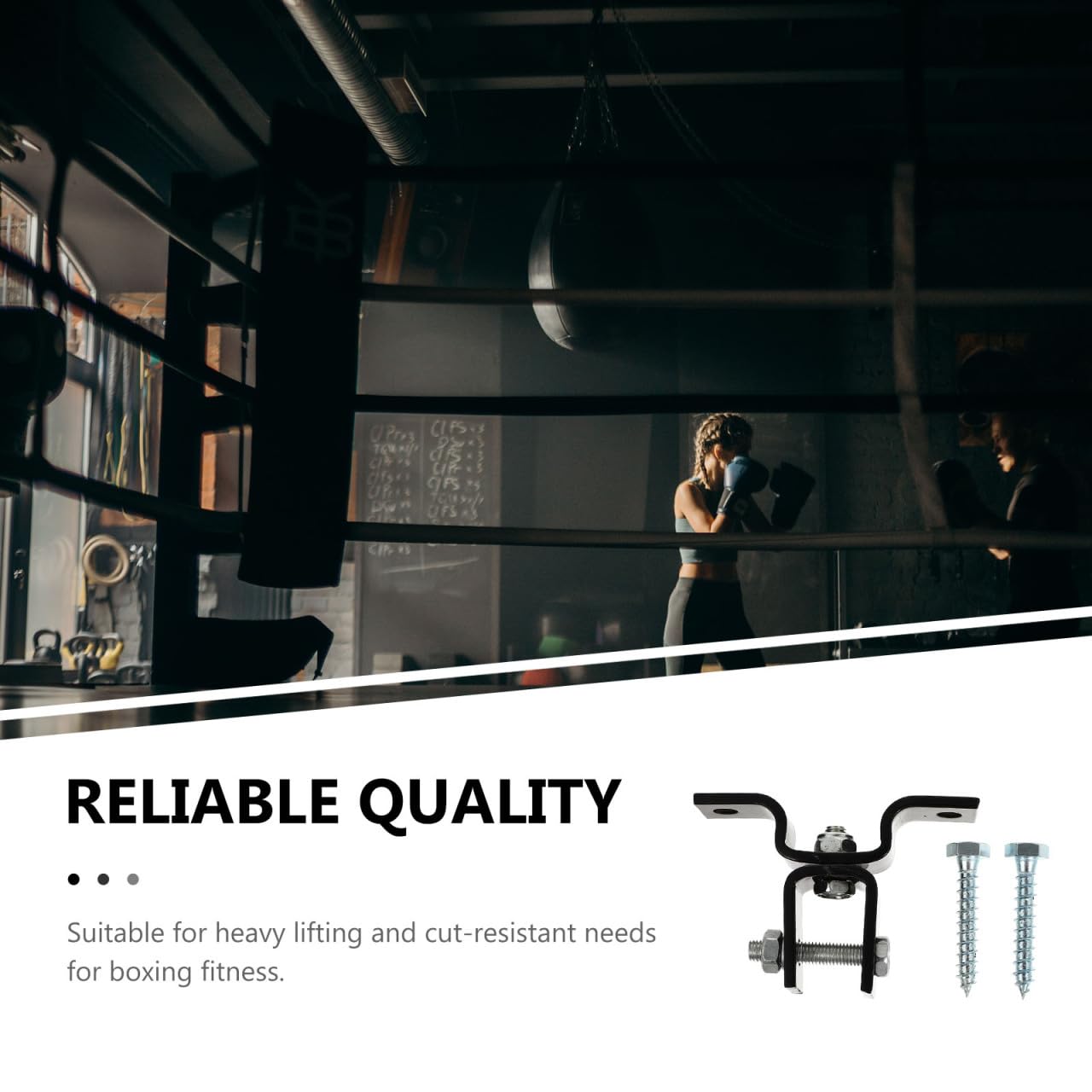 Yardwe 1pezzi Gancio Fisso per Sacchi da Boxe Supporto per Attrezzature Fitness Facile da Installare Resistente e Durevole Accessorio per Allenamento Indoor e Outdoor