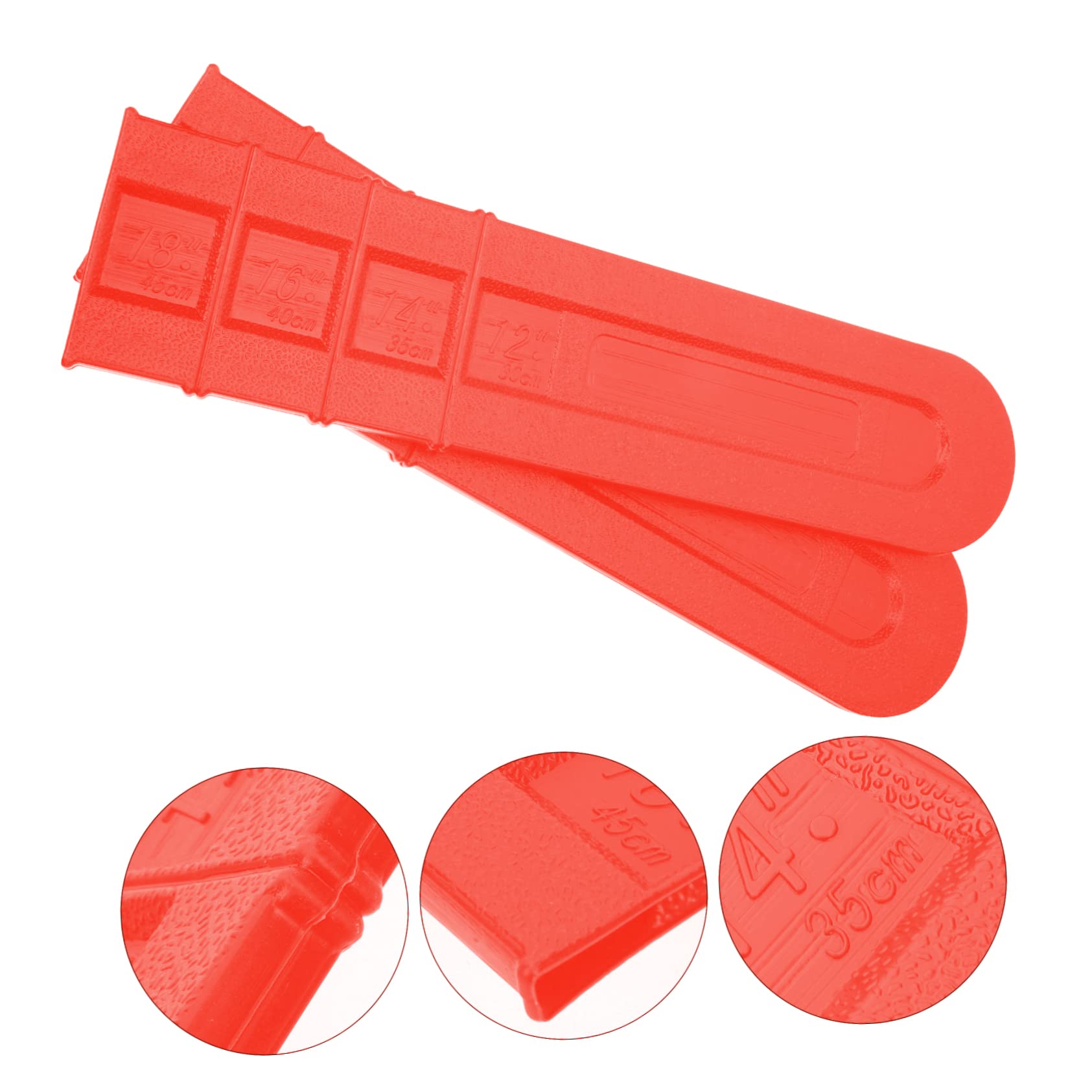 8 Fundas Protectoras de Plástico para Barra de Motosierra Cubierta de Barra Motosierra Funda Duradera para Almacenamiento y Uso al Aire Libre