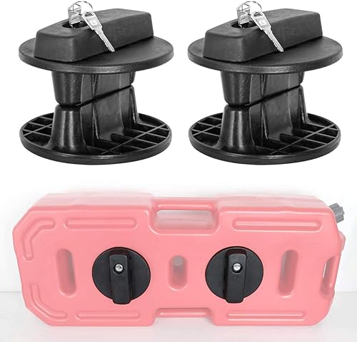 SXMA Paquete de montaje para paquete de gasolina de 20L5 galones Kit de soporte de montaje para contenedor de gasolina de combustible (2 unidades)